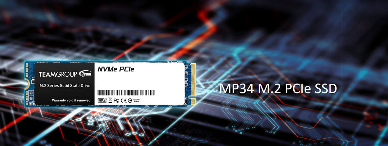 Team Group MP34 M.2 2280 4TB PCIe 3.0 x4 with NVMe 1.3 3D NAND